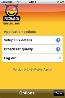 fw2 FlixWagon - online трансляция видео c iphon 