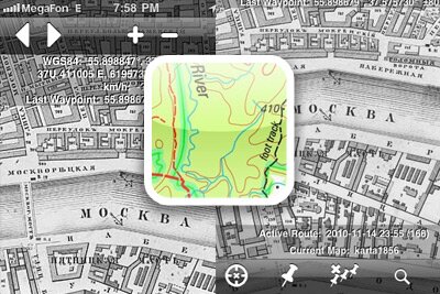 Bit Map загрузка своих карт в iPhone