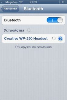 Creative WP 250 беспроводные наушники для iPhone