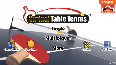 Virtual Table Tennis 3 сыграем? [Free]