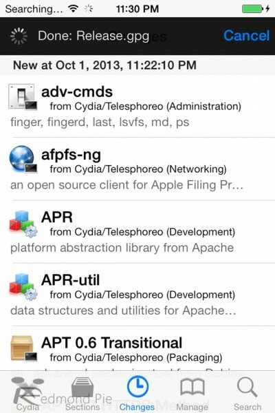 Хакеру удалось запустить Cydia на iOS 7