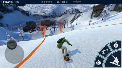 Snowboard Party лучший симулятор сноуборда для iPhone
