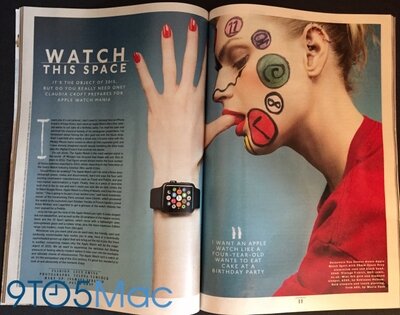 Apple Watch появились на страницах британского модного журнала Style