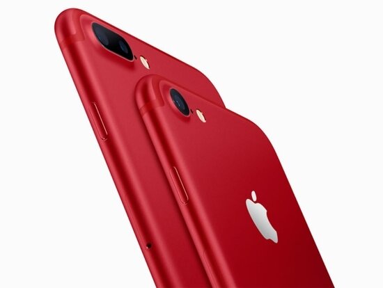 Apple выпустила красные iPhone 7 и iPhone 7 Plus (PRODUCT)RED Special Edition