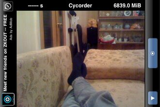 Cycorder запись видео в iPhone