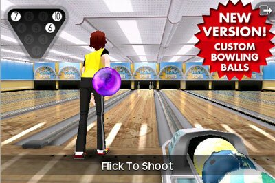 bow Flick Bowling - почти реальный боулинг.