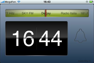 Radio Alarm радио будильник в iPhone
