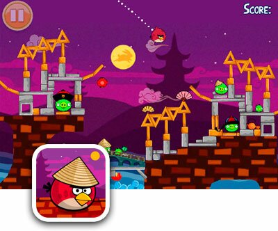 Angry Birds Seasons лунный фестиваль