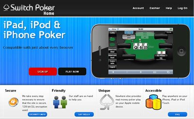 Switch Poker – первый покерный рум для игры в покер на iPhone и iPad