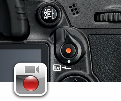 ACE Camcorder: кнопка быстрой записи видео