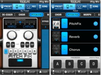 VocaLive   первый виртуальный вокальный процессор для iPhone!