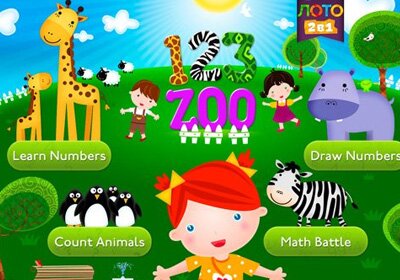 123 Zoo развивающая игра для детей