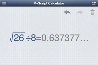MyScript Calculator рукописный калькулятор [Free]