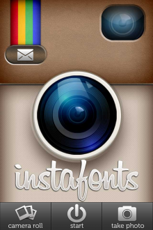 InstaFonts подпись к фоткам в Instagram