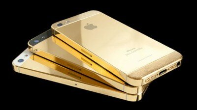 Фотографии кнопок iPhone 5S, золотой корпус будет 
