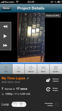 Lapse It Pro сфотографируй видеоролик [Free]