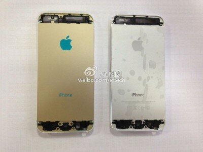 iPhone 5S в золотистом исполнении засветился на фото 