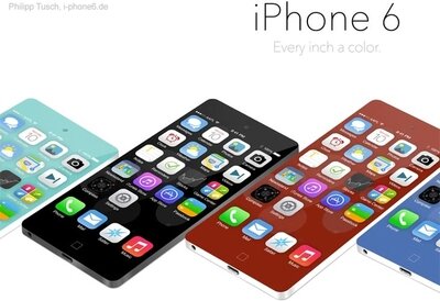 Концепт ультратонкого iPhone 6 с новыми иконками iOS 7