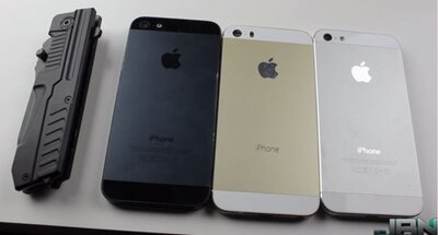 Покрытие корпуса iPhone 5S проверили на прочность