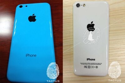 Фото голубого корпуса iPhone 5C 