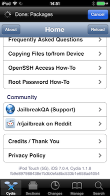 Непривязанный Jailbreak для iOS 7 инструкция
