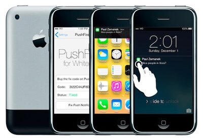 WhiteD00r 7 откроет доступ к функциям iOS 7 на iPhone 2G и iPhone 3G