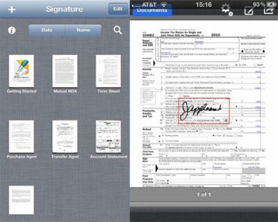 JotNot Singature электронная подпись с iPhone [Free]