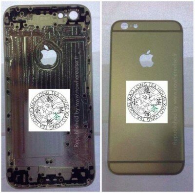 Задняя крышка iPhone 6 позирует на шпионских фото