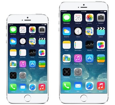 5,5 дюймовый iPhone 6 будет представлен одновременно с 4,7 дюймовым 