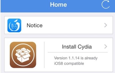 Утилита Pangu для джейлбрейка iOS 8/8.1 получила Cydia
