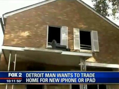 Дом в Детройте меняют на iPhone 6 Plus