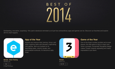 Apple назвала лучшее в iTunes за 2014 год