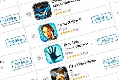 Цены на приложения в российском App Store выросли