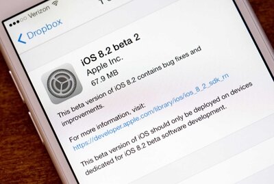 Apple перестала подписывать iOS 8.2 beta 1 и beta 2