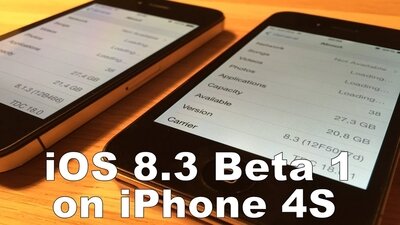iOS 8.3 beta 2 работает быстрее, чем iOS 8.1.3