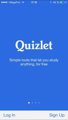 Quizlet учим иностранные слова с помощью iPhone [Free]