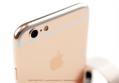 Концепт iPhone 6s в корпусе из розового золота