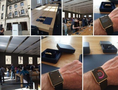 Как проходит примерка Apple Watch Edition 