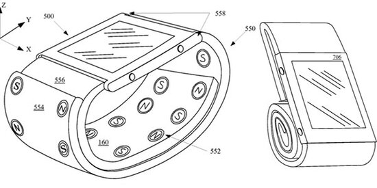 Apple запатентовала магнитный ремешок для Apple Watch