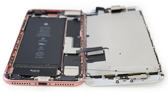 iFixit обнаружили в iPhone 7 Plus батарею на 2900 мАч