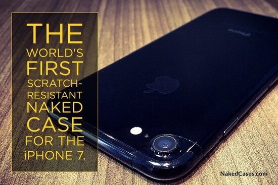 Naked Case защитит iPhone 7 в цвете чёрный оникс от царапин