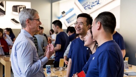 Apple опустилась на пятое место на китайском рынке смартфонов